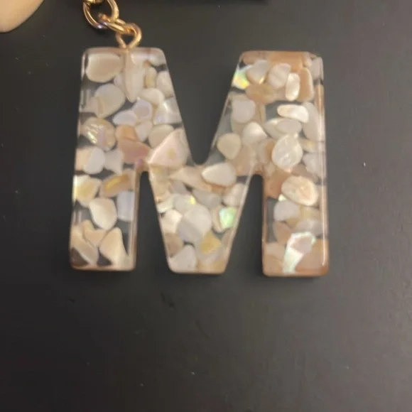 Letter “M” Keychain/Bag charm - Picture 2 of 3